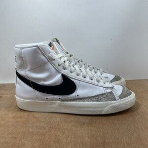 Nike Blazer Mid 77 Women Size 7.5 Vintage White Black Sneakers Shoes CZ1055-100